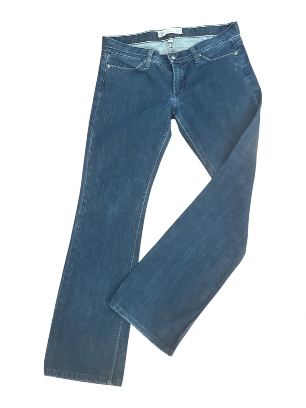 Tory Burch by Habitual Jeans Size 28 Medium Wash flare Leg Premium cotton denim